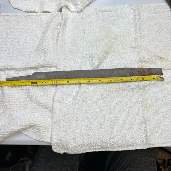 Grobet USA 14" Double Cut Half Round File - Picture 2 of 8